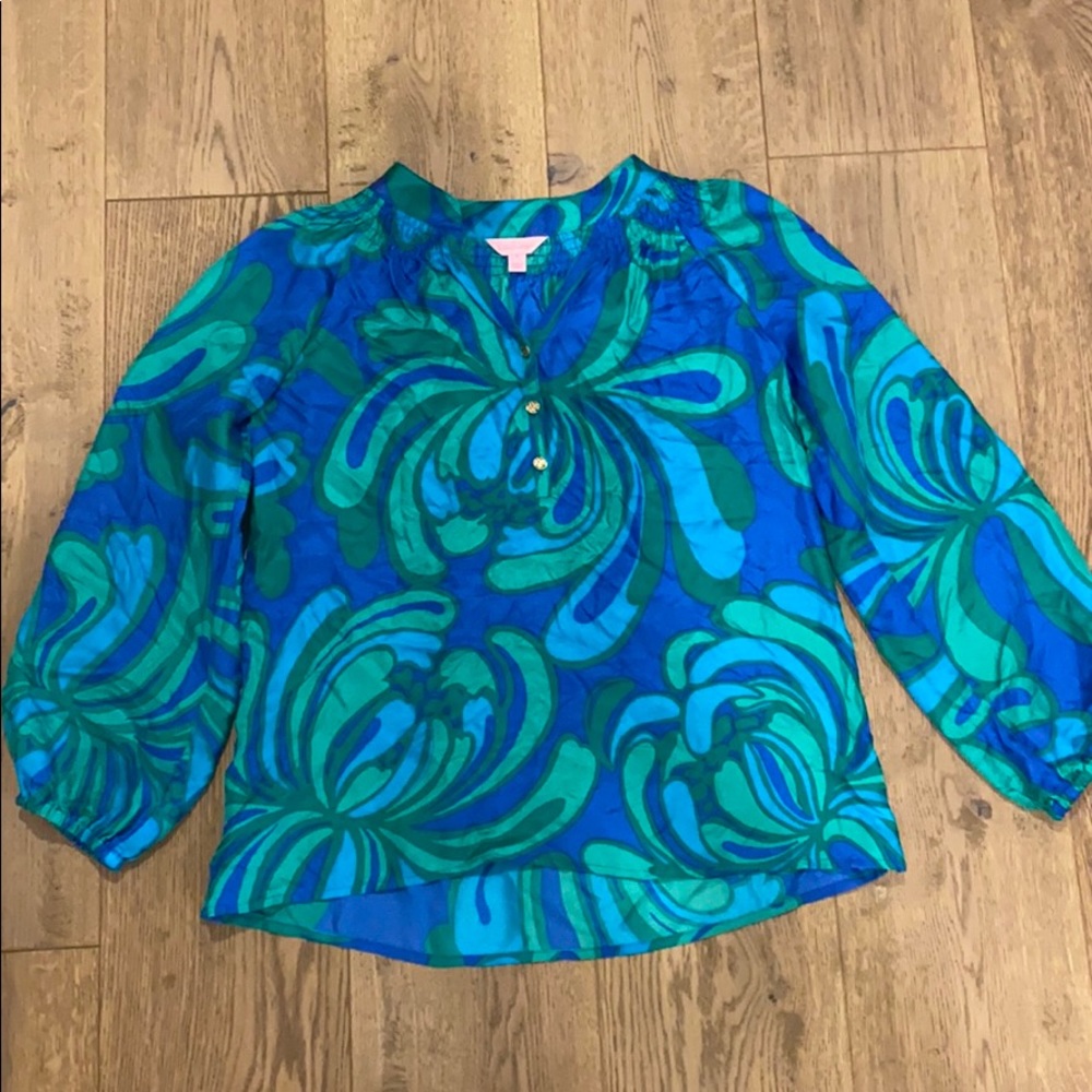 Lilly Pulitzer Elsa Silk Top
